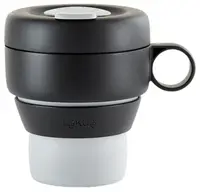 Pahar pliabil Lekue – On The Go, 350 ml, gri