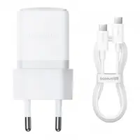 Incarcator Retea Cu Cablu USB-C Baseus Palm, 30W, 3A, 1 x USB-C, Alb P10111605213-01