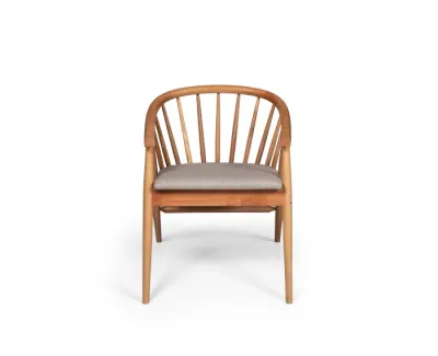 Scaun RIZOMA, natural, 55x47x77 cm
