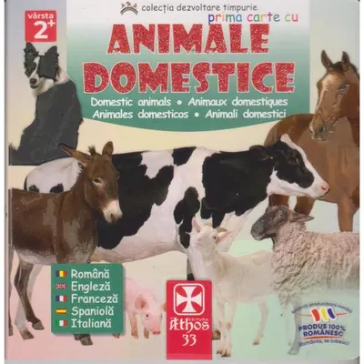 Prima carte cu Animale Domestice - Hardcover - ***