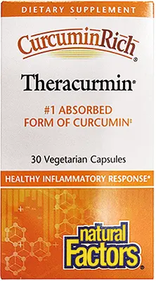 CurcuminRich Terakurmin, 30 mg, 30 capsule, Natural Factors