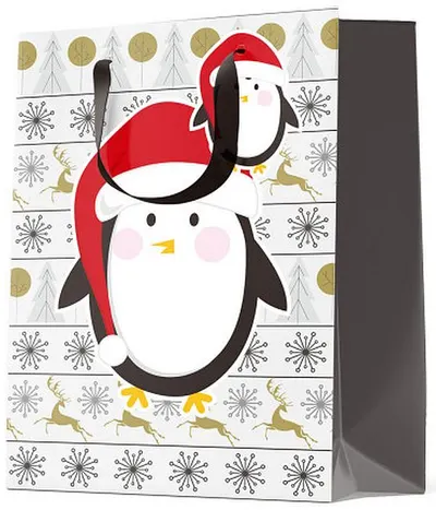 Punga cadou S. Cool - Christmas Penguins, L
