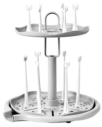 Uscător de sticle Saro - Carousel, Grey