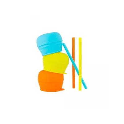 Boon SNUG Universal Non-Spilling Straw Caps - 3 bucăți