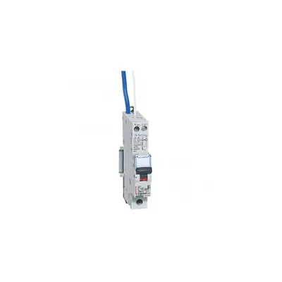 Siguranta automata cu protectie diferentiala 10000 cu albastru neutral lead - 1P 230 V~ - 16 A - 10 mA - tip A - C curba