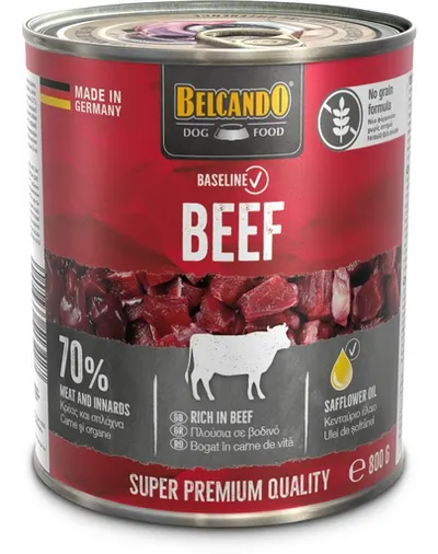 BELCANDO Baseline Conserva hrana caini, cu vita 800g