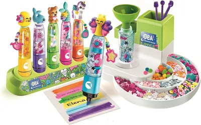 Set de joaca laborator creatie markere Clementoni Highlighter Studio