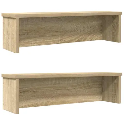 vidaXL Rafturi de bucătărie stivuibile 2 buc Stejar Sonoma 60x15x16 cm