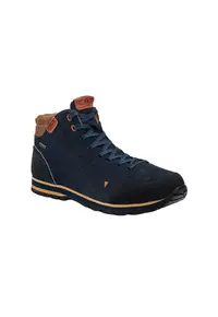 Ghete de trekking pentru barbati - Piele naturala/Poliester - Bleumarin - Bleumarin
