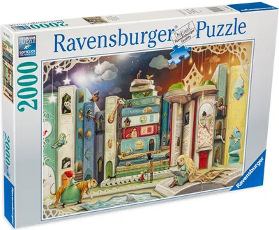 Puzzle Ravensburger din 2000 de piese - Bulevardul Cartilor