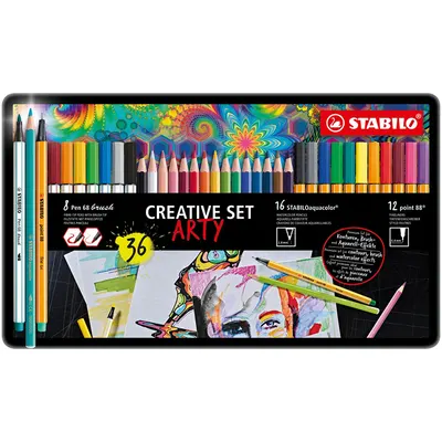 Set coloriaj mix 36buc/set, Stabilo