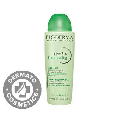 Sampon calmant pentru scalp sensibil si iritat Node A, 400ml, Bioderma