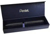 Pix tip roller cu buton Pentel EnerGel - Negru, in cutie