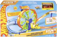 Set de joacă Hot Wheels - Rapid Launch & Loop, cale de cărucior, 1:64