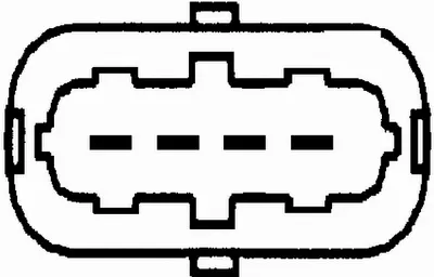 Debitmetru aer (5 pini, modul) potrivit ALFA ROMEO 145, 146; OPEL AGILA, ASTRA G, CORSA B, CORSA C 1.0 1.2 1.4 11.96-12.09