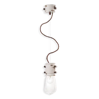 Lustra, lampa suspendata RETRO URBAN FINISH VIB - VINTAGE BIANCO C1520