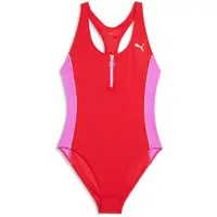 Costum de baie femei Puma Swim Women T7 Swimsuit 1p, Rosu
