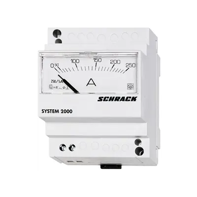 Voltmetru analogic 500V pe sina Schrack