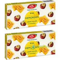 Pachet Hemorsan Crema Solida (D163): 2 x 6 monodoze