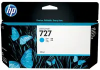 Cartuș de cerneală HP - 727, pentru Designjet t1500/t2500/t2530/t920, Cyan
