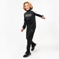 Trening din poliester Puma Educație fizică, Negru-Alb Copii