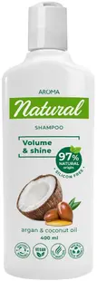 Aroma Natural Șampon cu ulei de argan și lapte de cocos, 400 ml