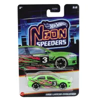 Masinuta metalica, Hot Wheels, Neon Speeders, 2008 Mitsubishi Lancer Evolution, JCB02