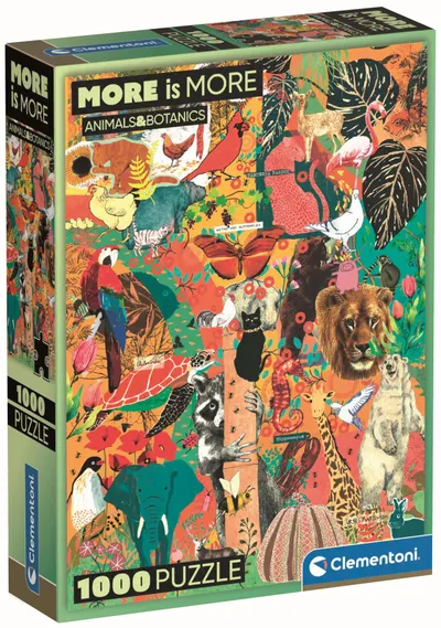 Puzzle Clementoni din 1000 piese - Animale și botanică