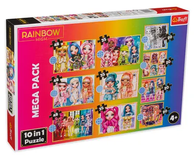 Puzzle Trefl 10 în 1 - Păpuși manechin