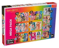 Puzzle Trefl 10 în 1 - Păpuși manechin