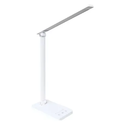 Lampa LED birou OSRAM PANAN Disk Fold, 6.5W, 255 lm, lumina alba(3000K - 6500K), dimabila, Touch control, temporizator 30/60minu