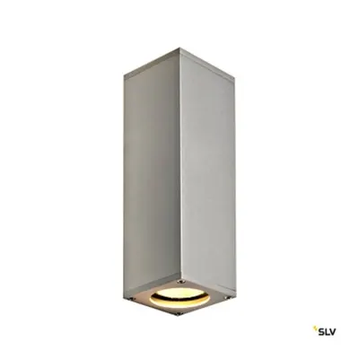 THEO UP/DOWN,argintiu,2x50WQPAR51, lampa de perete, IP44