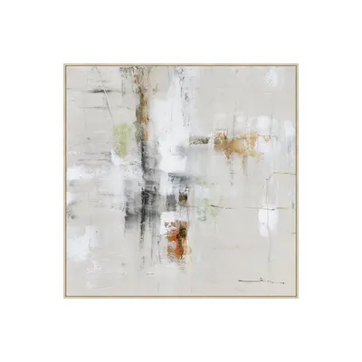 Tablou pictat manual cu ramă/pe pânză 103x103 cm Bold – Bizzotto