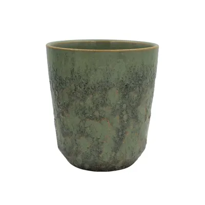 Mască de ghiveci verde Mica 15x12 cm