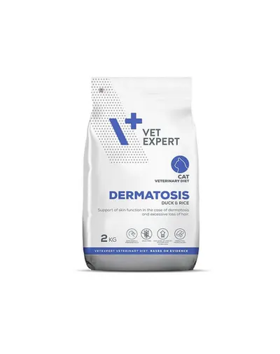 VET EXPERT Veterinary Diet Cat Dermatosis 2 kg dieta veterinara pisici cu afectiuni ale pielii