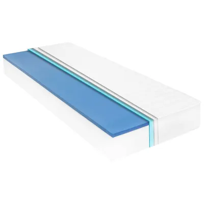 vidaXL Saltea, 100 x 200 cm, spumă cu memorie visco, 18 cm H2