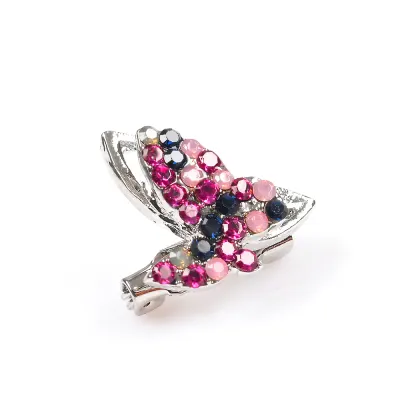 Brosa martisor fluture pietre colorate