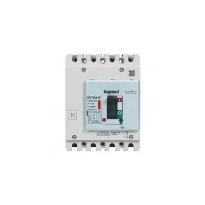 Intrerupator general tip usol125 HP thermal magnetic MCCB cu electronic earth leakage module fixed version - 36kA - 4P - 16A