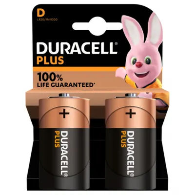Baterii D R20, blister 2 Buc. Duracell