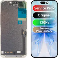 Display cu Touchscreen Apple iPhone 17, cu Rama, Negru, Service Pack 661-56065