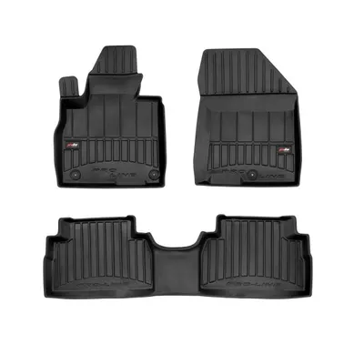Set covorase cauciuc 3 piese proLine 3D, negru, potrivit HYUNDAI SANTA FE IV 07.18