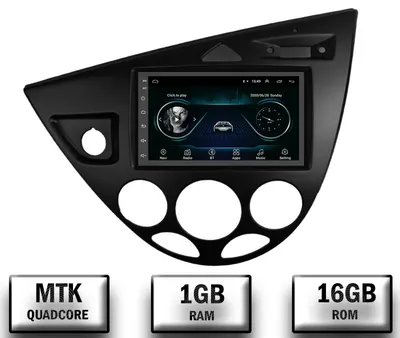 Navigatie Ford Focus 1 (1998-2004), Android, P-Quadcore 1GB RAM + 16GB ROM, 7 Inch - AD-BGP1001+AD-BGRFR036