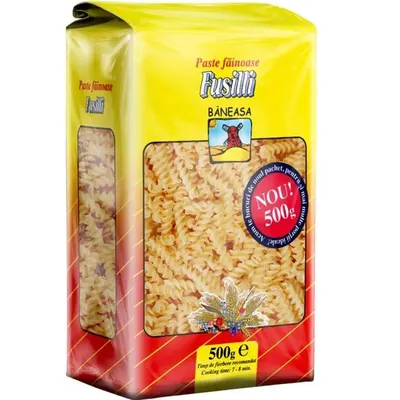 Paste fainoase fusilli Baneasa 500g Engros