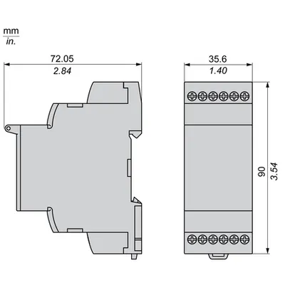 Zelio Control RM35 - releu prot.sub/supra curent - 1,5 la 15A - 24V-240Vca/cc