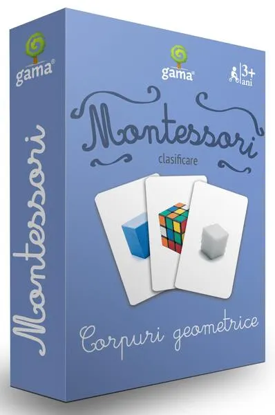 Corpuri geometrice. Cărţi de joc Montessori - Board book - ***