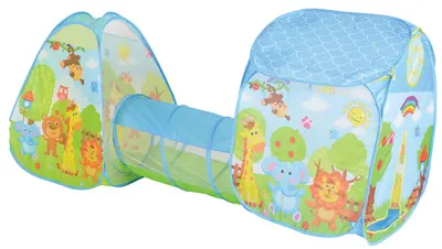 Cort de joacă pentru copii 3 în 1 Moni Toys - Zoo