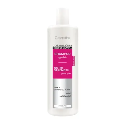Șampon pentru păr uscat și deteriorat, Cosmal Cure profesional Nutri Strength, 500ml