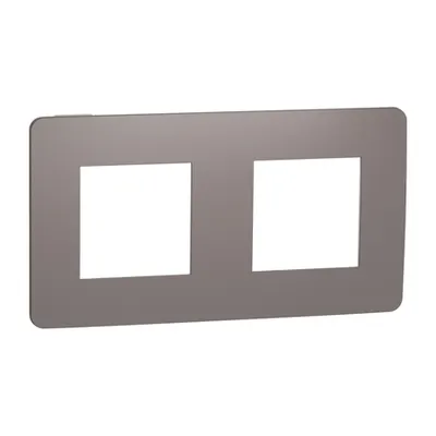 Placa ornament, Unica Studio Colsau, doua module, chocolate