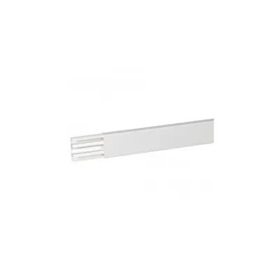 Mini canal cablu DLPlus - 60x20 mm - cu 2 partitions - L 2.1 m - alb