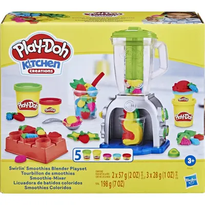 Set blender cu accesorii, Play-Doh, Swirlin Smoothies, F9142